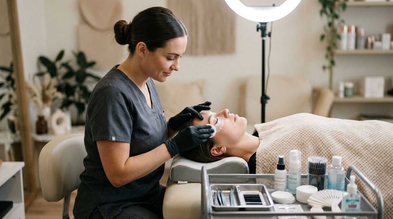 If A Client Reacts To Lash Adhesive
