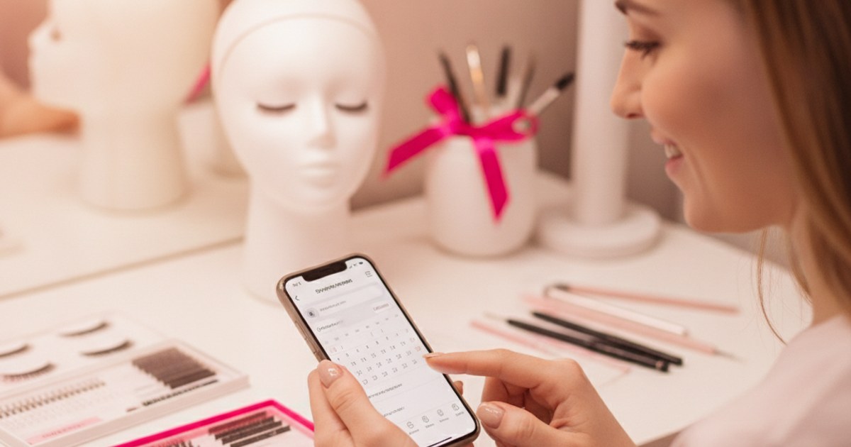 Client Rebooking After Your Lash Course