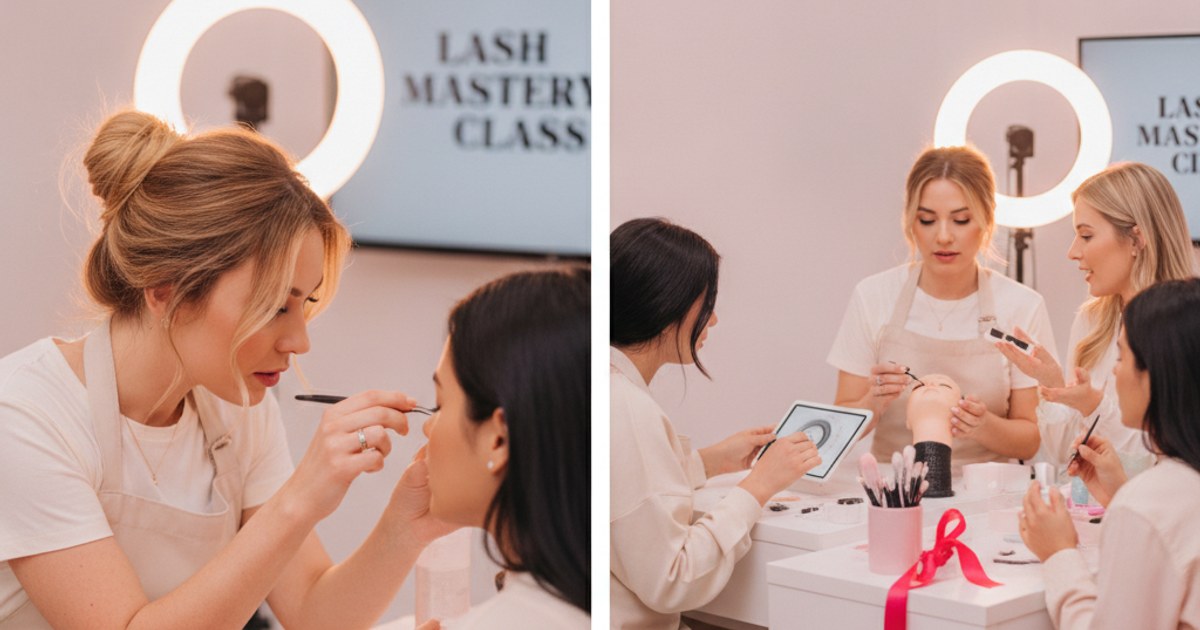 Group vs Private Eyelash Extension Training