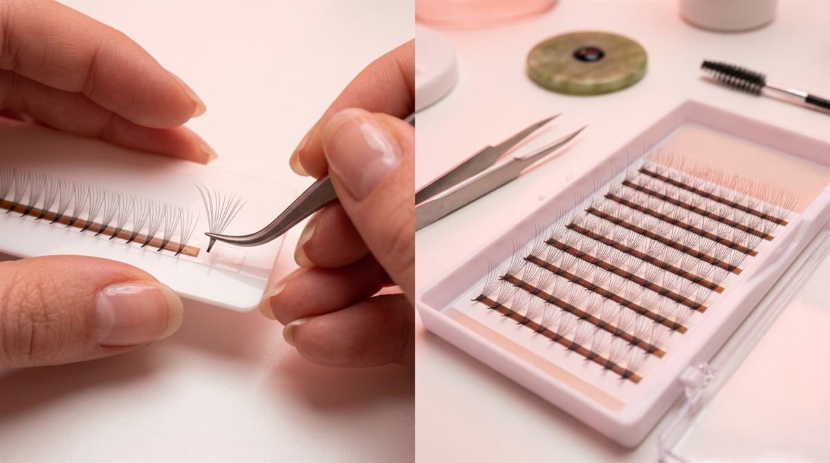 Handmade Vs Premade Lash Fans For Beginners
