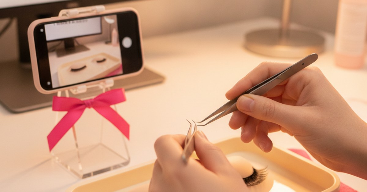 How to Practice Lash Extensions Between Course Lessons (No Live Model Needed)