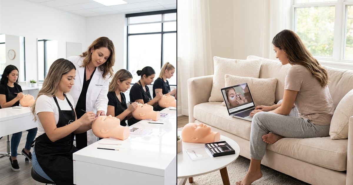 Lash Academy Vs Online Eyelash Training