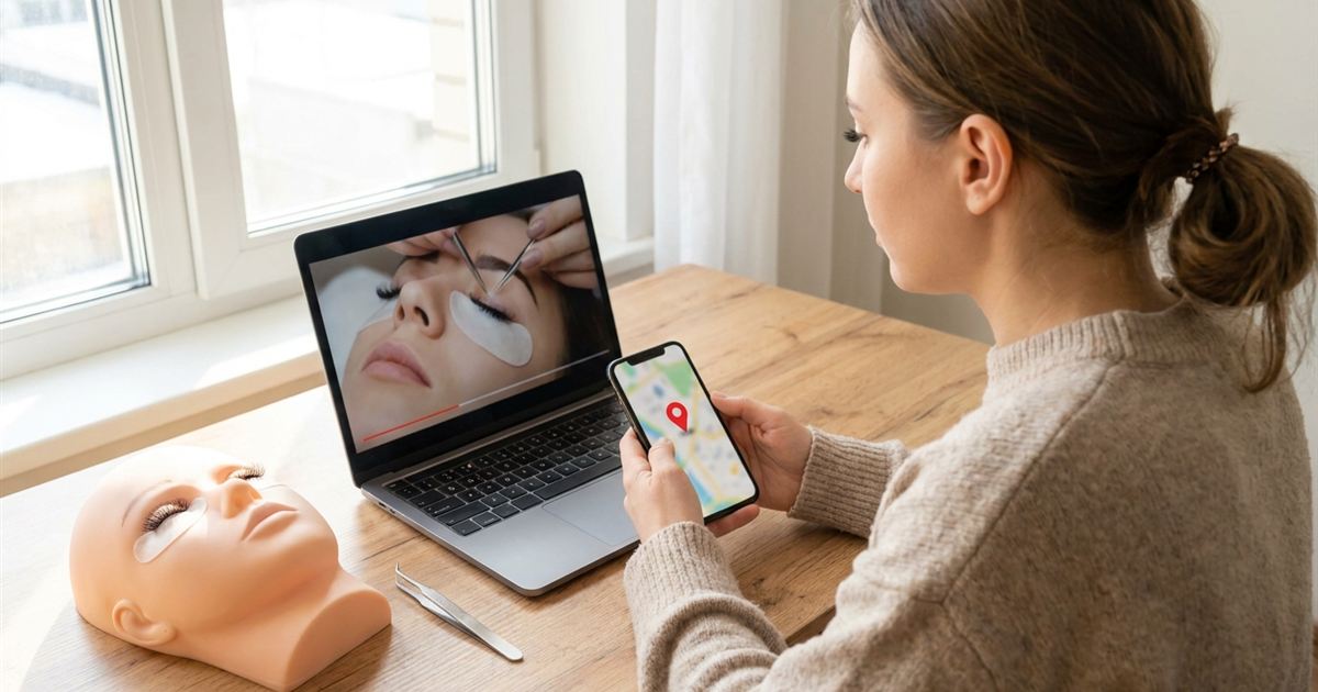 Lash Course Near Me Or Online: Which Wins?