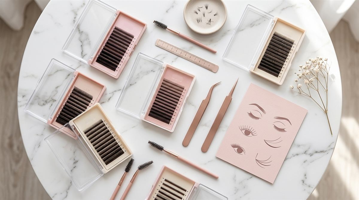 Lash Curls, Lengths And Thickness Explained