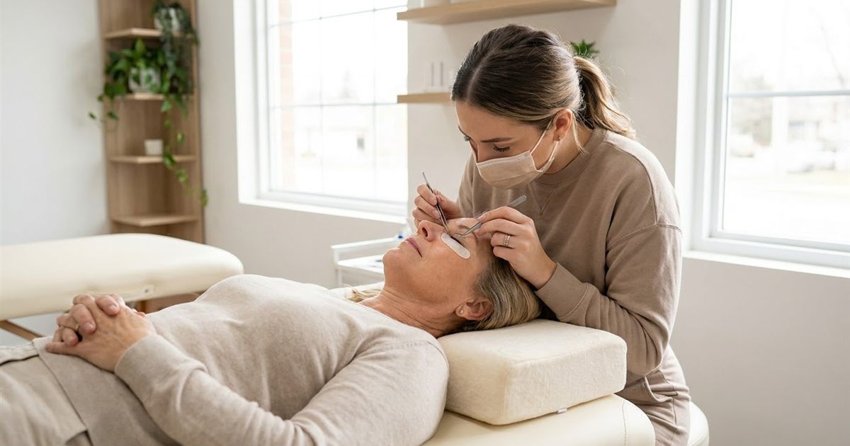Lash Extension Training For Mature Eyelids