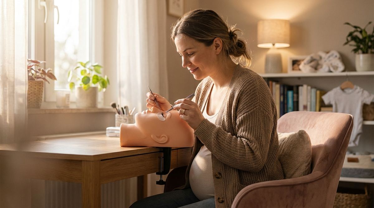 Taking A Lash Course While You're Pregnant