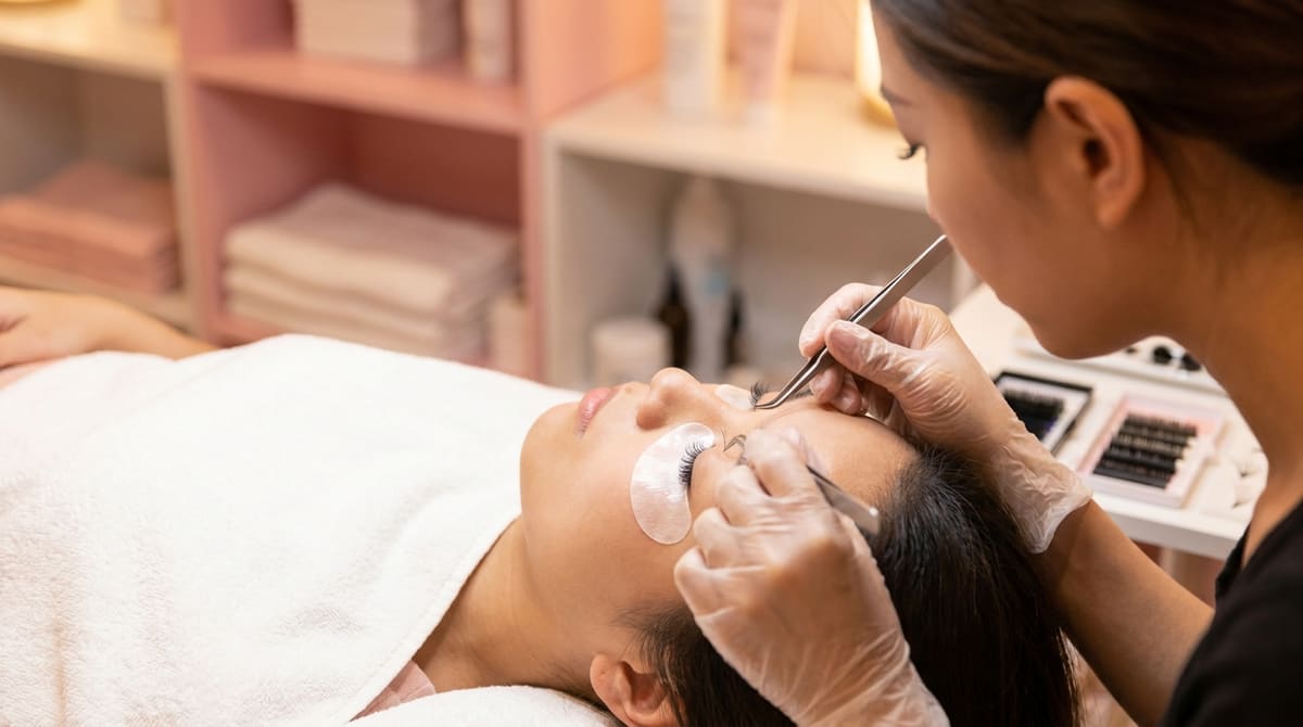 Lash Training for Hooded Eyes and Monolids