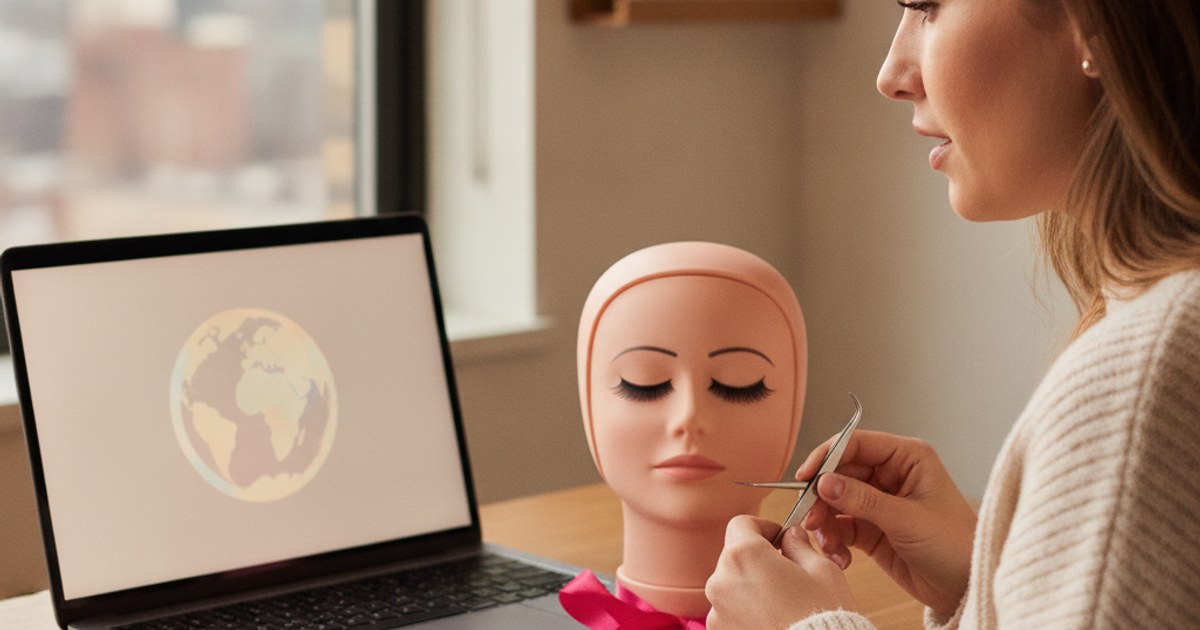 Taking an Online Lash Course From Abroad